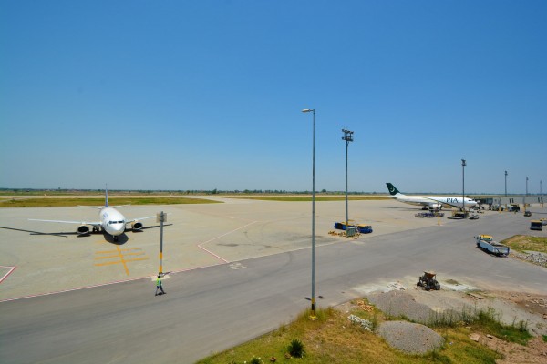 APRON AT SIALKOT INTERNATIONAL AIRPORT