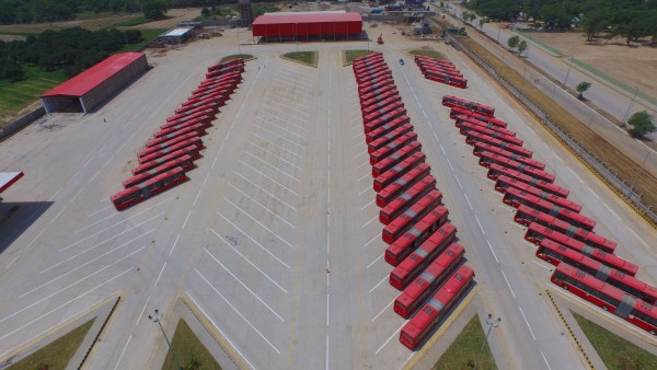 BUS DEPOT AT METRO BUS ISLAMABAD