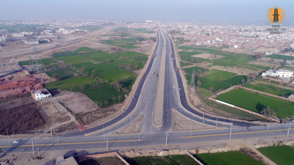 Construction of Access Road LDA City from Ferozepur Road to Kahna Kacha Road Lahore