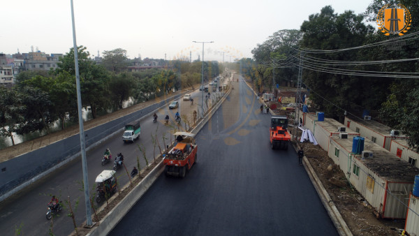 Construction of Chaubucha Underpass renamed Beijing Underpass along Canal Road Lahore