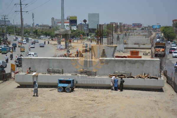 Flyover at Shaukat Khanum Intersection Lahore