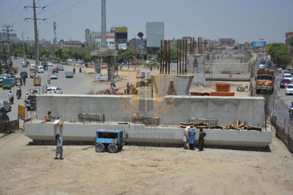 Flyover at Shaukat Khanum Intersection Lahore